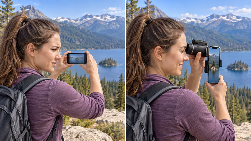 Starscope Monocular in everyday use